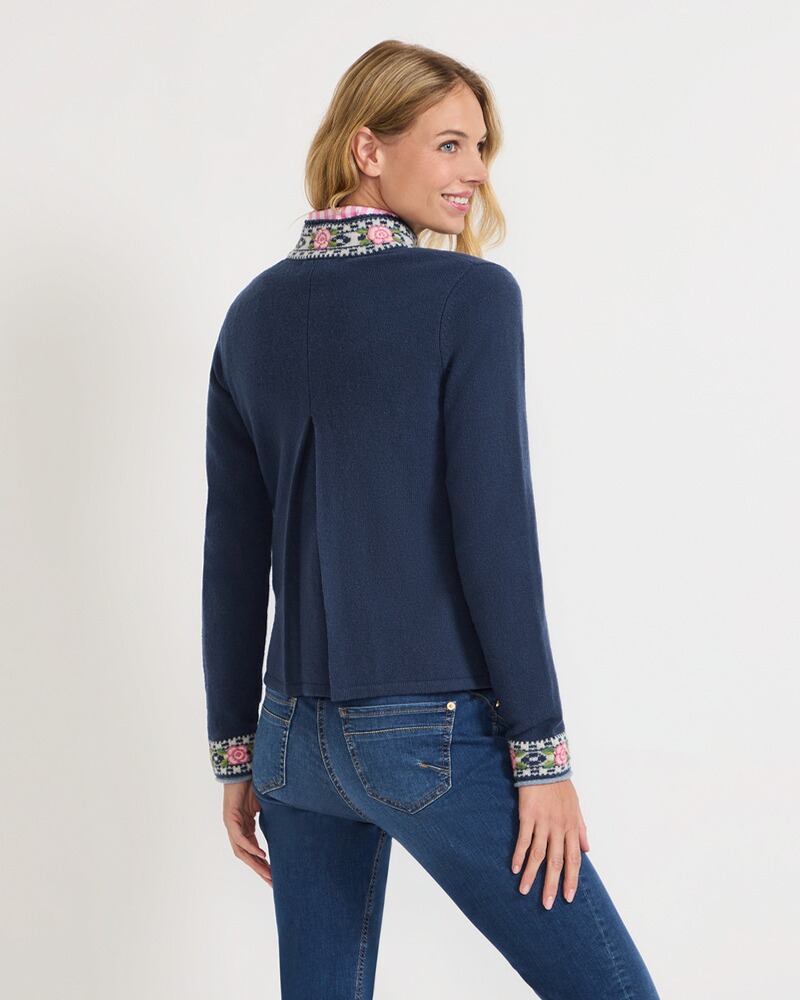 Strickjacke mit Jacquard-Muster, REITMAYER