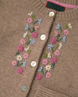 Cardigan mit Blumenstick, REITMAYER