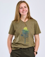 Damen T-Shirt Finnveden, Pinewood