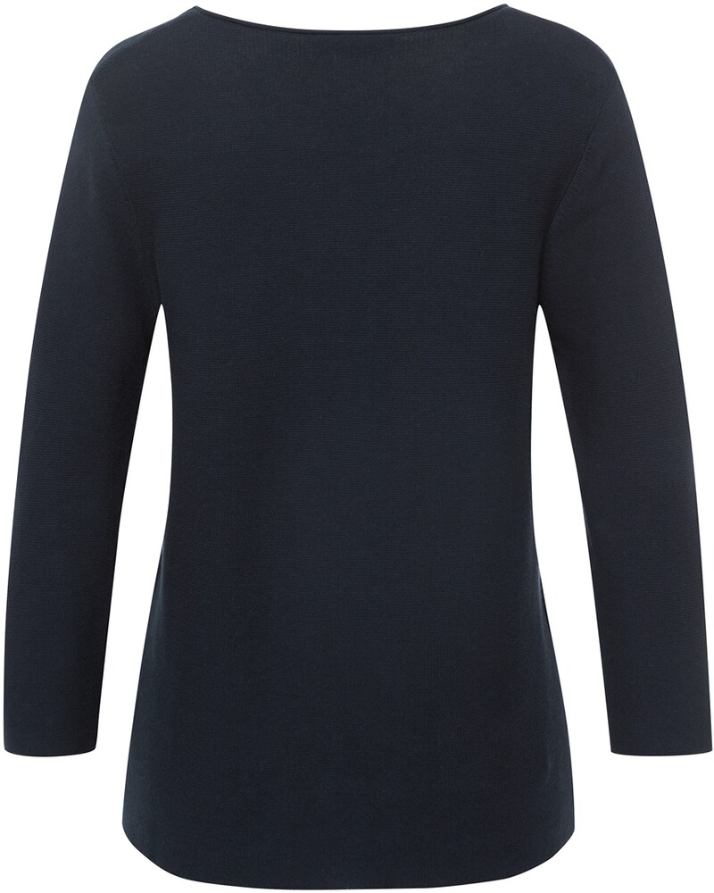 Rundhals-Pullover mit 3/4-Arm, In Linea