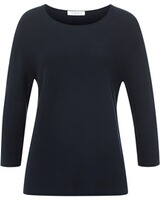 Rundhals-Pullover mit 3/4-Arm, In Linea