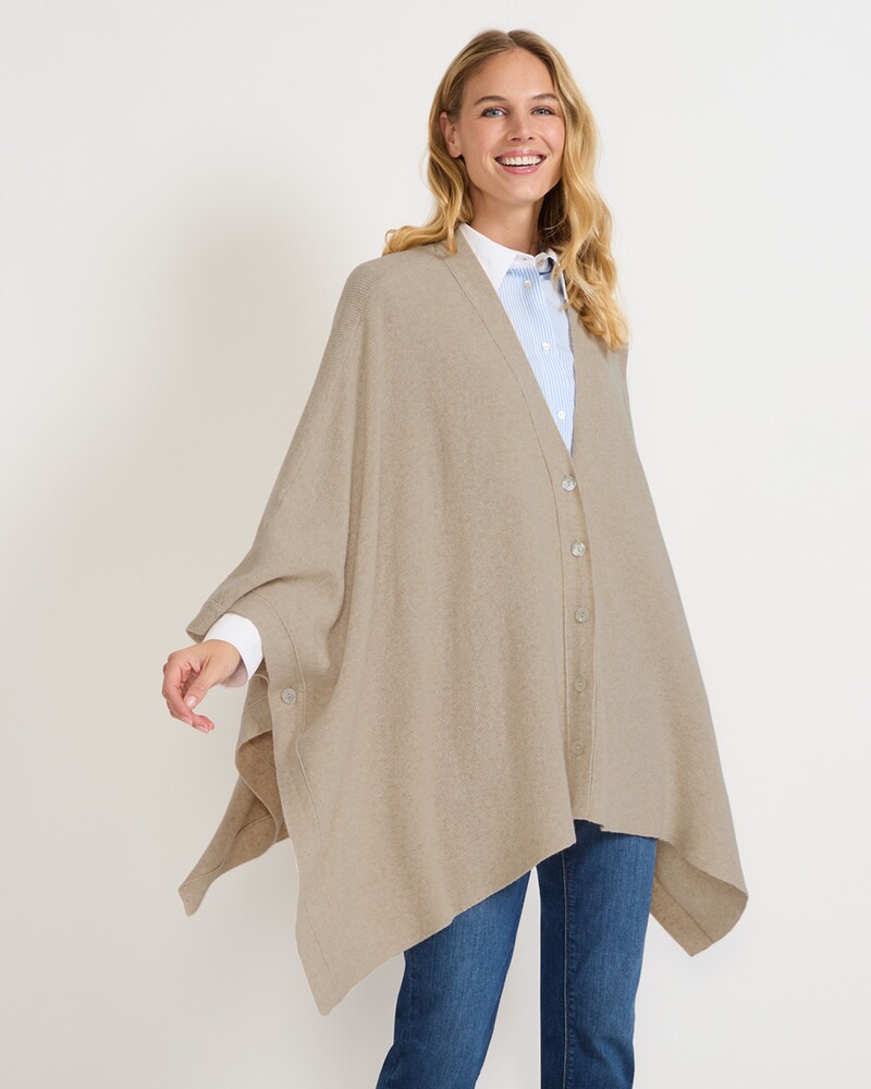 Strickhülle mit Knöpfen, HIGHMOOR