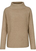 Cashmere stand-up collar sweater, Brigitte von Schönfels