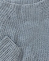 Gerippter Kaschmir Stehkragenpullover, Brigitte von Schönfels