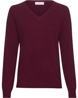 Cashmere V-neck sweater, Brigitte von Schönfels