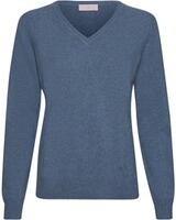 Cashmere V-neck sweater, Brigitte von Schönfels