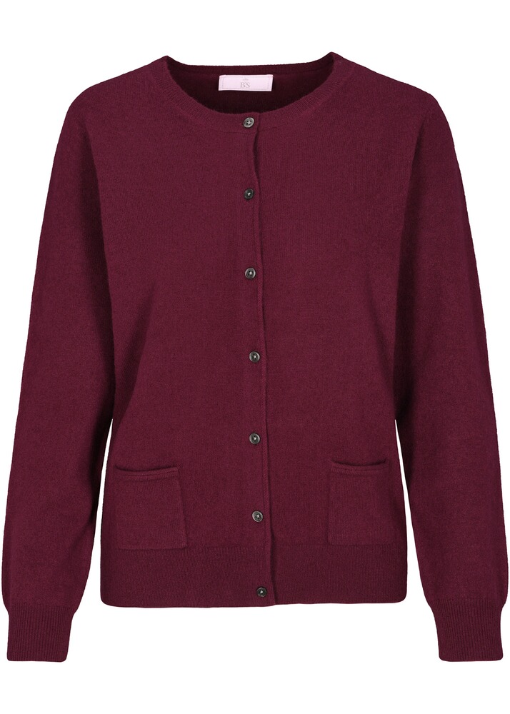 Kaschmir Rundhals-Cardigan