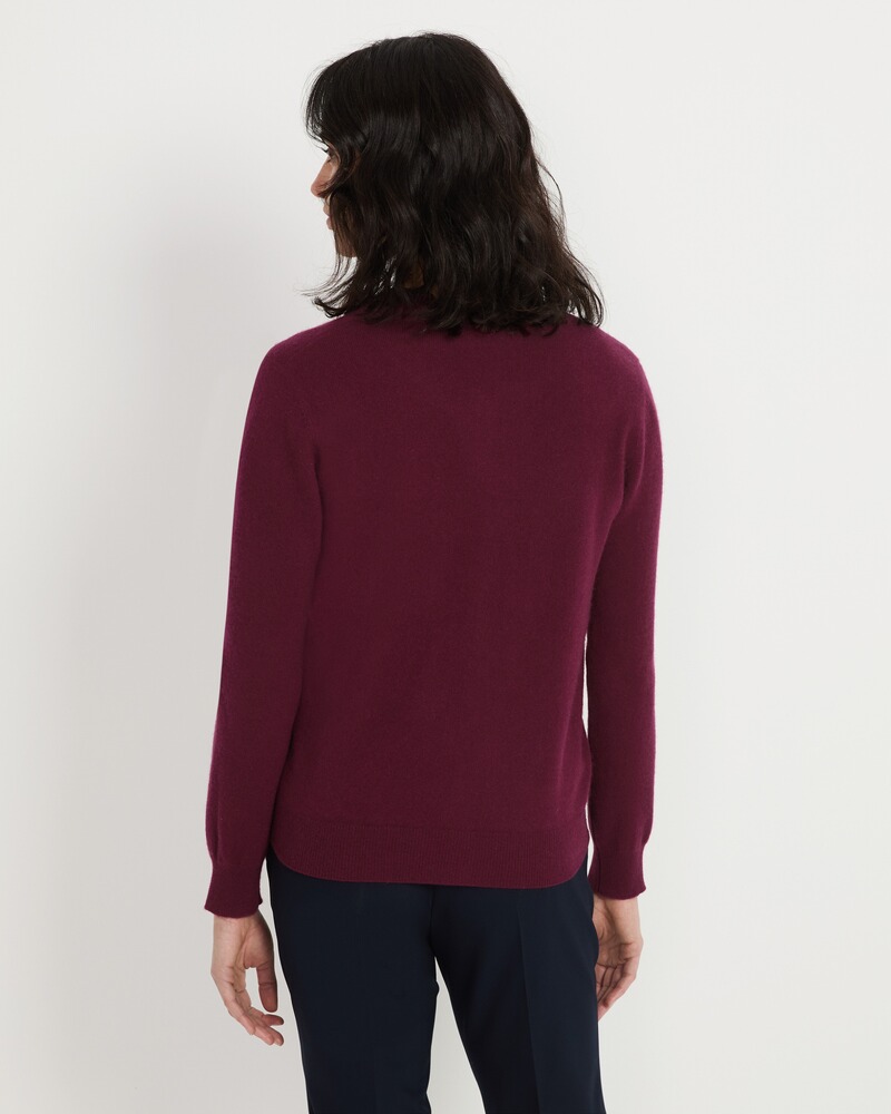 Cardigan col rond en cachemire, Brigitte von Schönfels