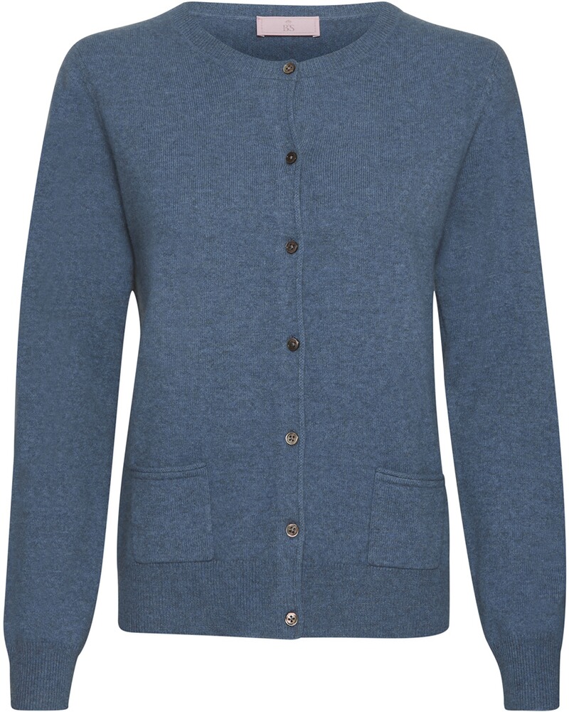 Kaschmir Rundhals-Cardigan