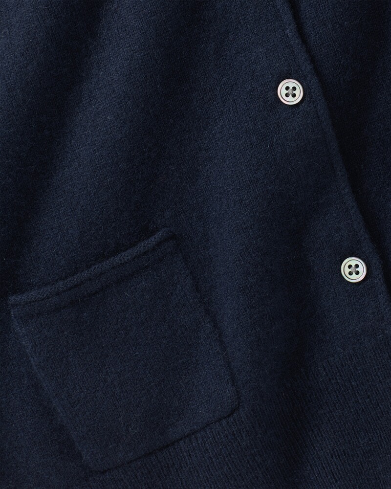 Cardigan col rond en cachemire, Brigitte von Schönfels