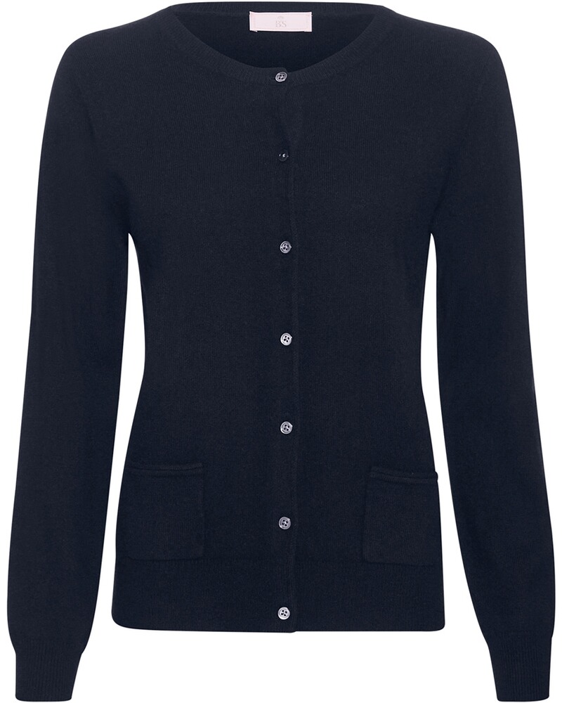 Kaschmir Rundhals-Cardigan