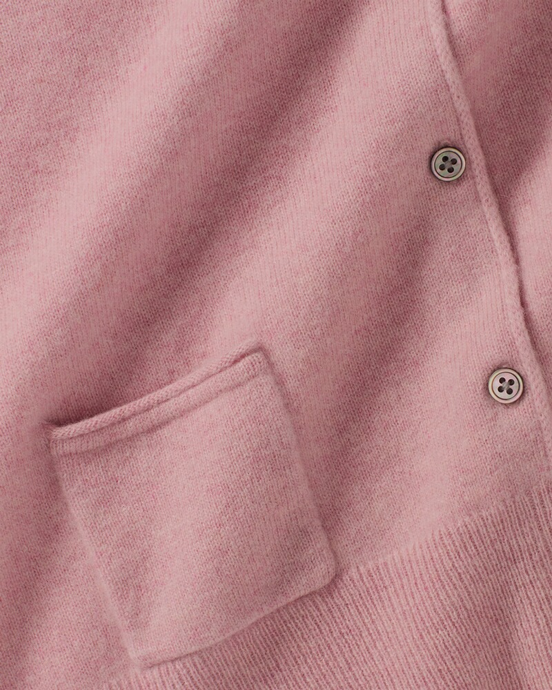 Cashmere crew neck cardigan, Brigitte von Schönfels