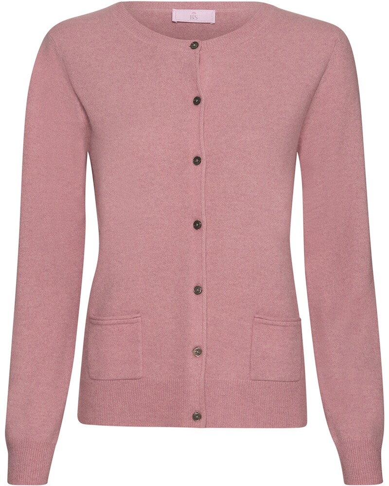 Kaschmir Rundhals-Cardigan