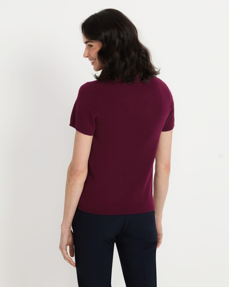 Kaschmir Halbarm-Pullover, Brigitte von Schönfels