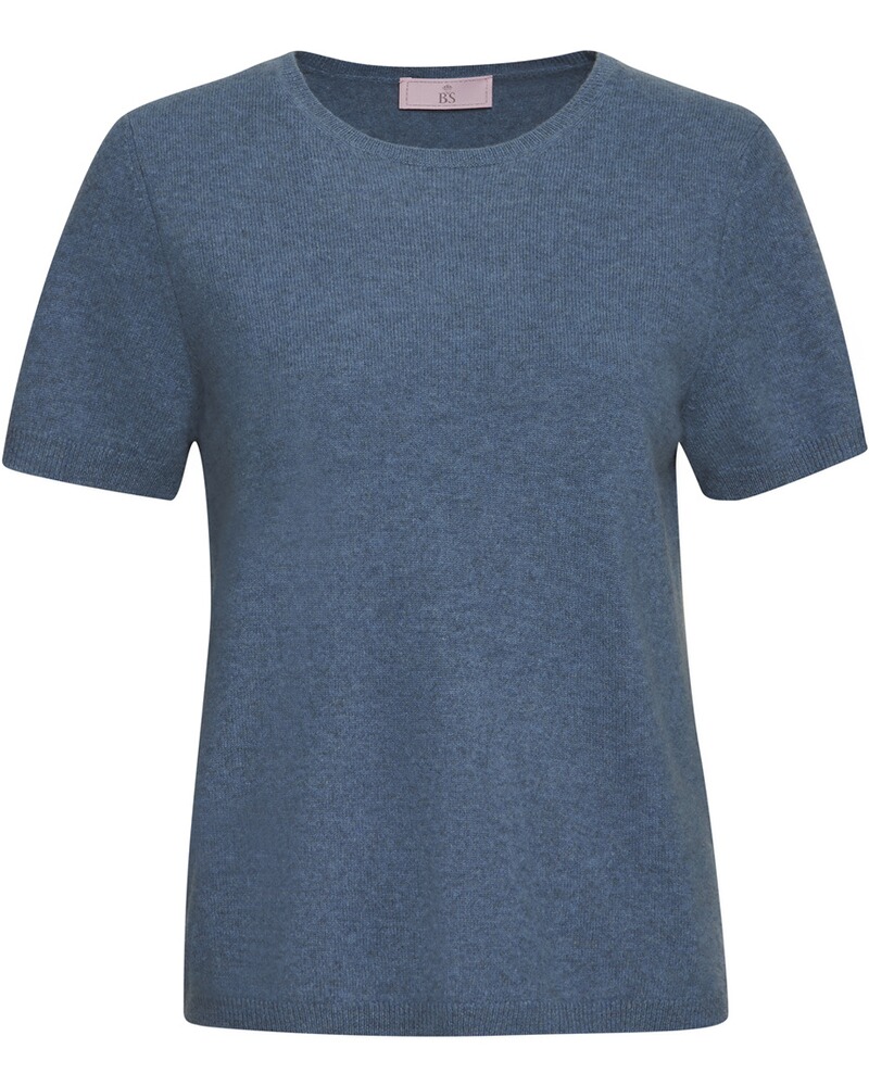 Kaschmir Halbarm-Pullover