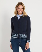 Cardigan à motif jacquard, Luis Steindl