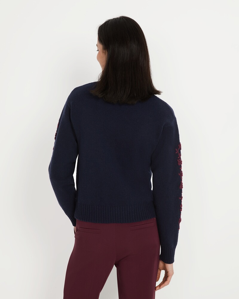 Sweater with floral embroidery, Reitmayer