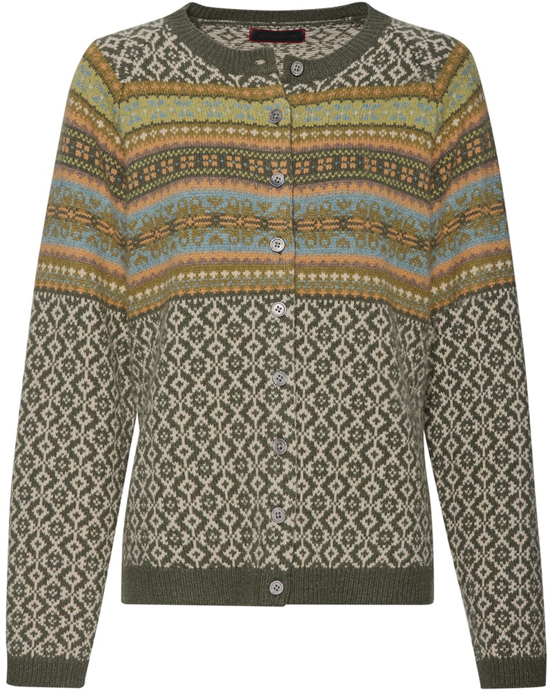 Jacquard-Strickjacke