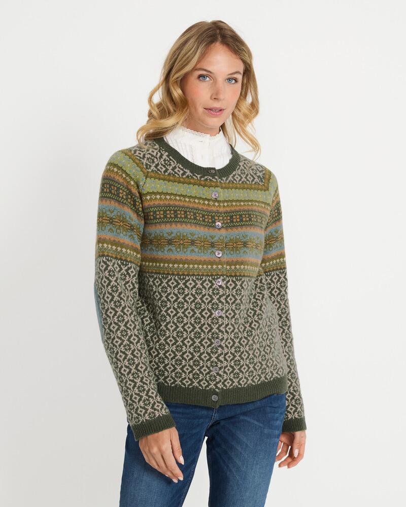 Jacquard-Strickjacke, REITMAYER
