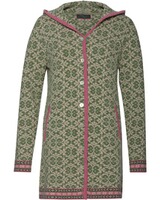 Lange Jacquard-Strickjacke, REITMAYER