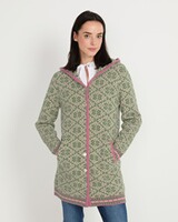 Lange Jacquard-Strickjacke, REITMAYER