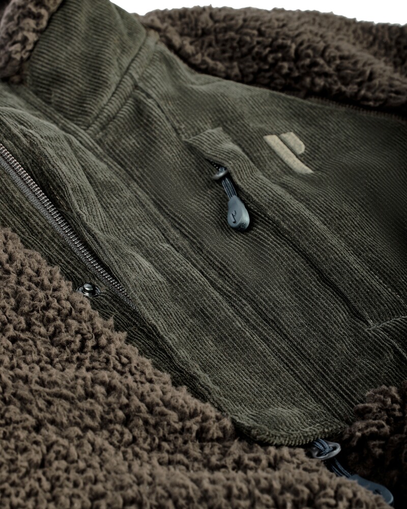 Damen Pilefleecejacke Cord, Parforce Active