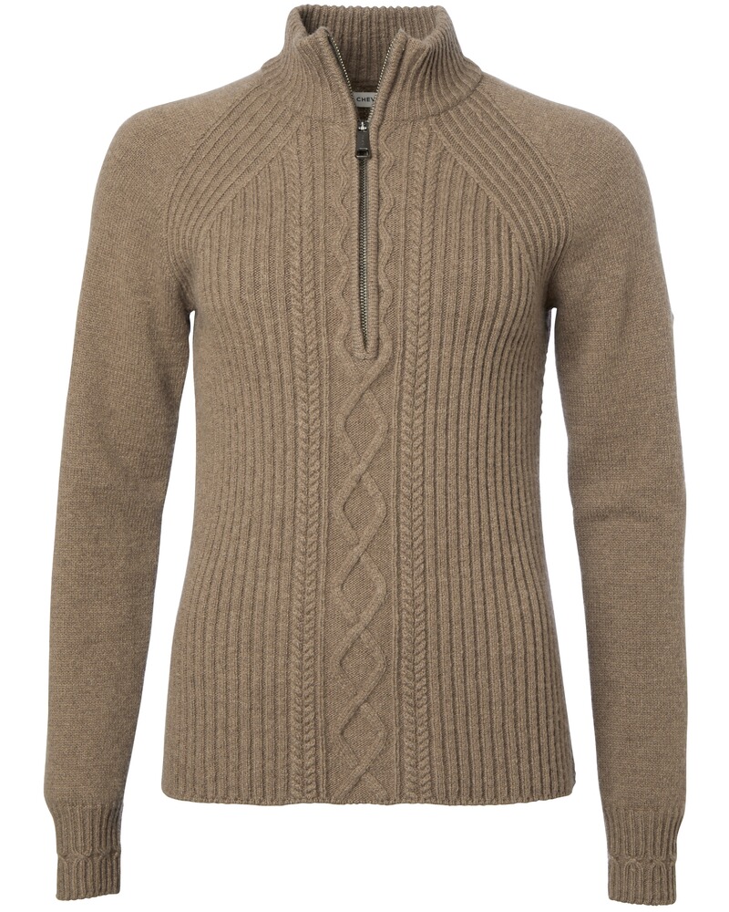 Damen Troyer Stella Half Zip Wool
