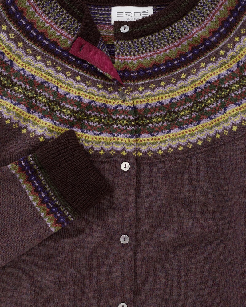 Strick-Cardigan Alpine Short, Eribé