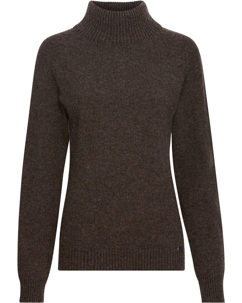 Stehkragen-Pullover