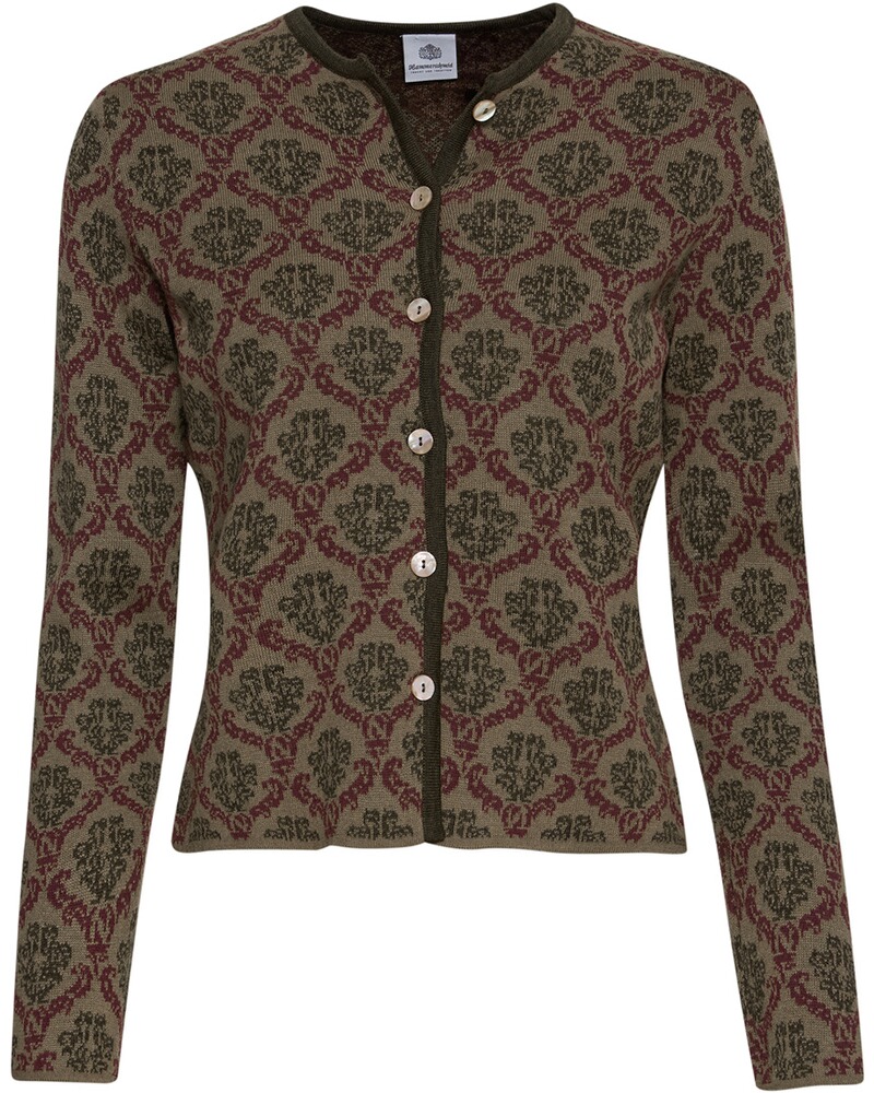 Jacquard-Strickjacke Engadin