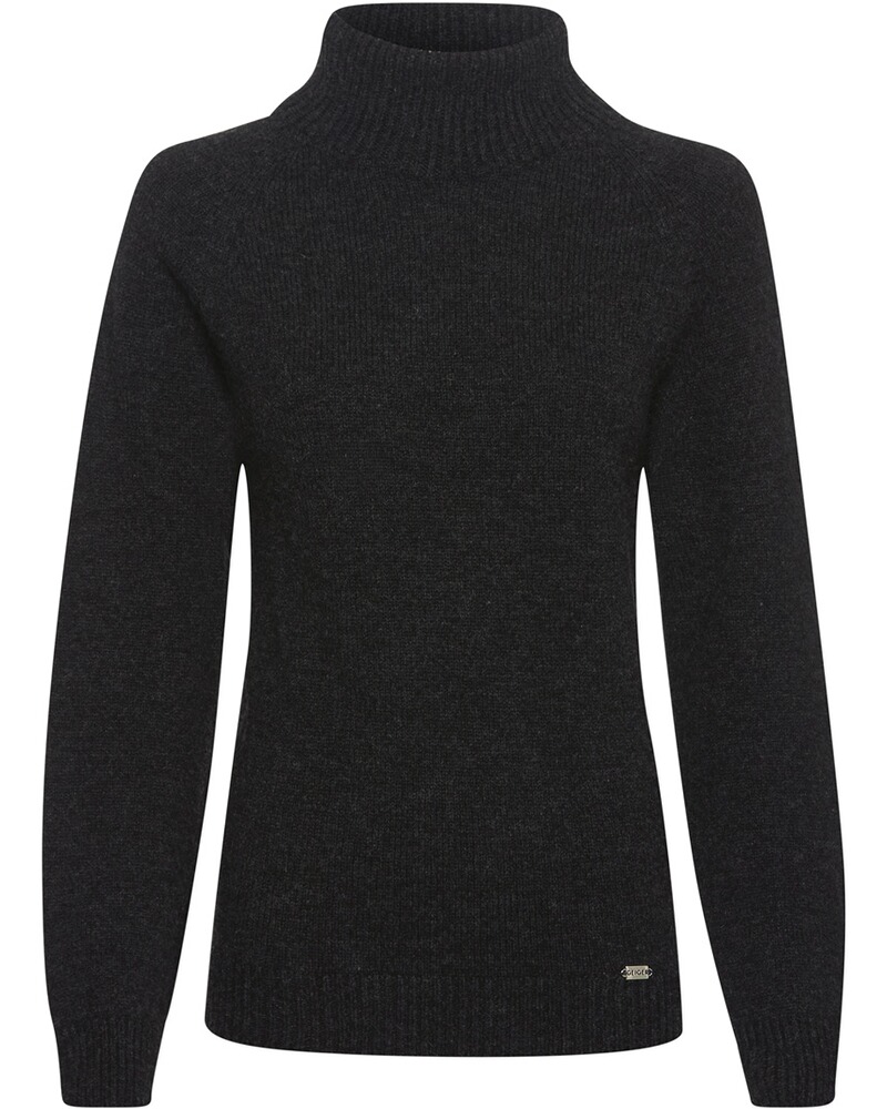 Stehkragen-Pullover