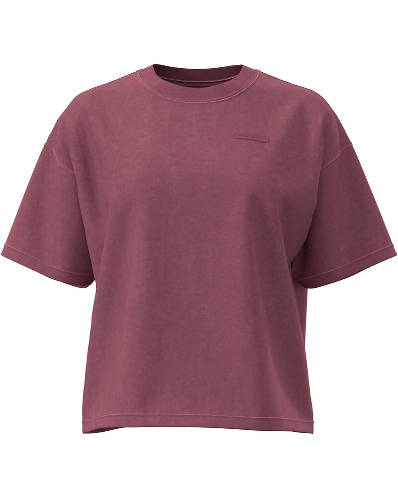 Damen T-Shirt Boxy Wash