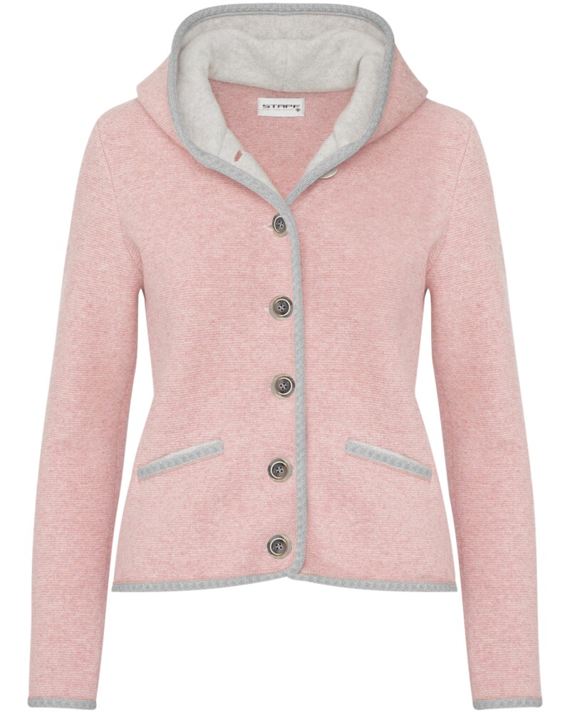 Kapuzen-Strickjacke Malwine