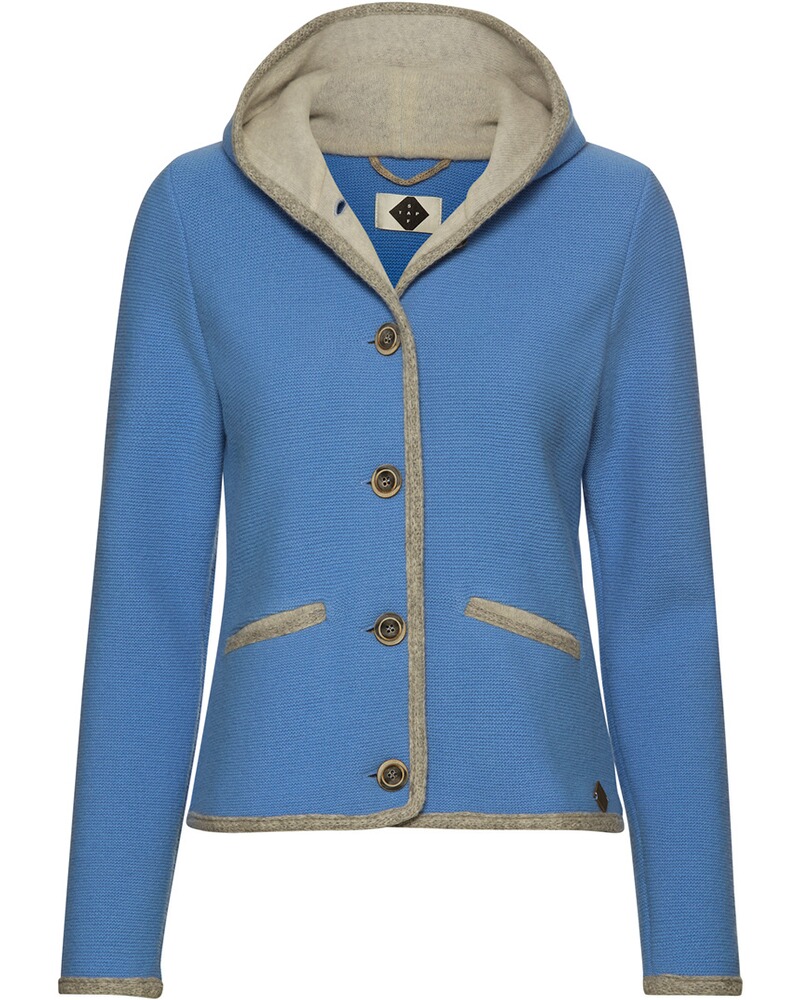 Kapuzen-Strickjacke Malwine