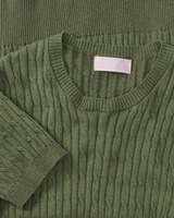 Pull RH à manches 1/2 BvS en coton, Brigitte von Schönfels