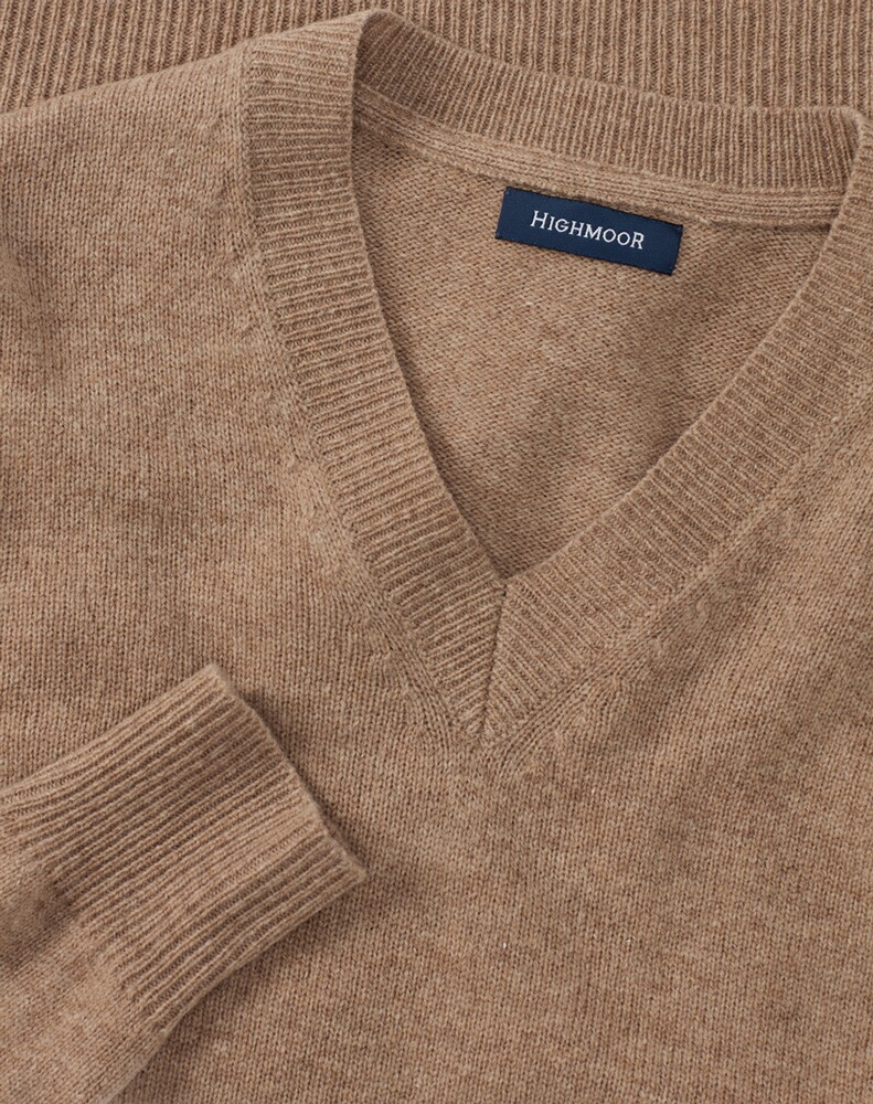 V-Pullover aus Lambswool, HIGHMOOR