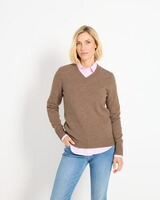 V-Pullover aus Lambswool, HIGHMOOR