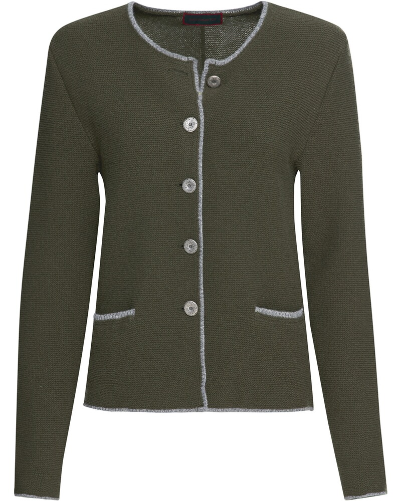 Cardigan mit Rückenfalte