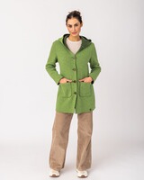 Kapuzen-Strickmantel Alina, Stapf