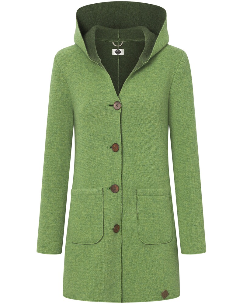 Kapuzen-Strickmantel Alina