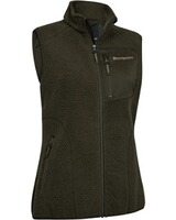 Gilet polaire femme Atlas olive foncé, Deerhunter