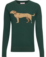 Pullover mit Labrador-Motiv, Brigitte von Schönfels