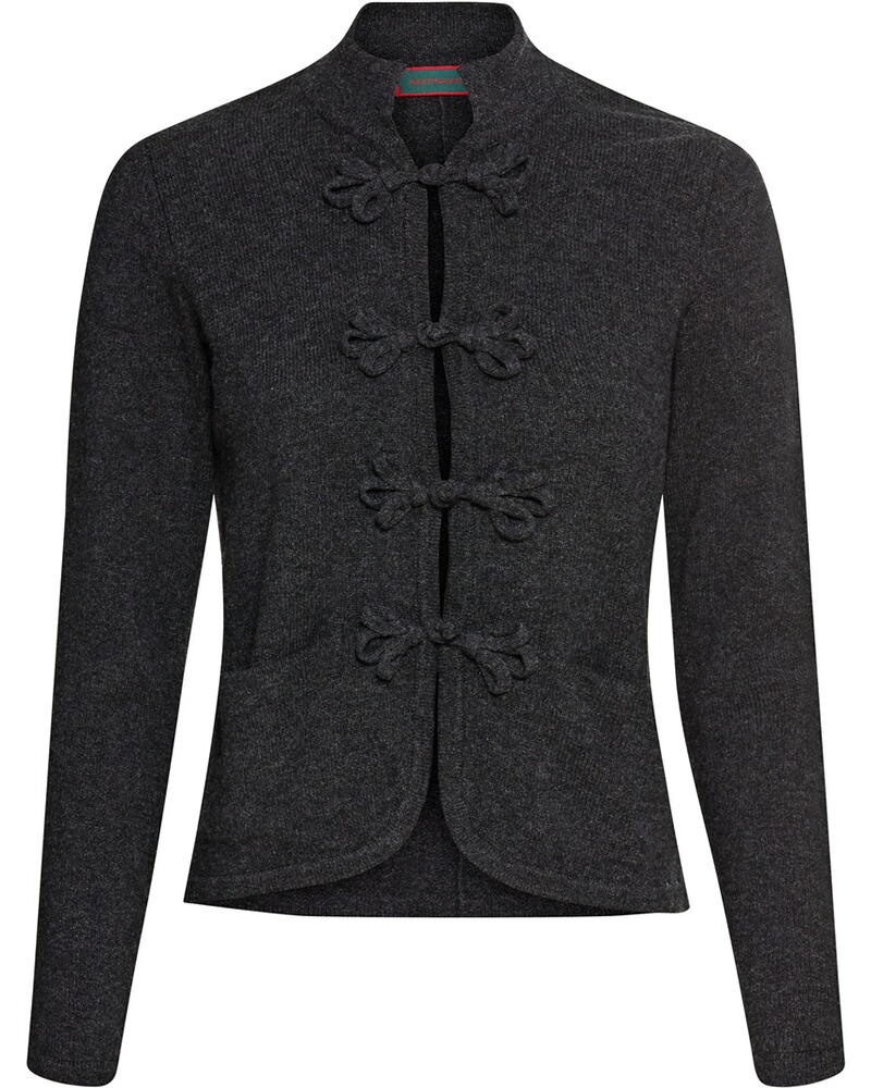 Posament-Strickjacke
