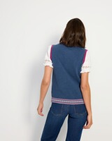 Gilet RM Jacquard myrtille, Reitmayer