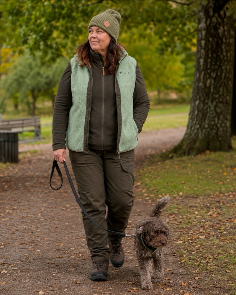 Damen Wollfleecejacke Finnveden, Pinewood