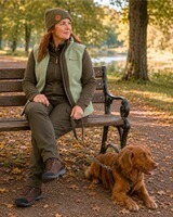 Damen Wollfleecejacke Finnveden, Pinewood