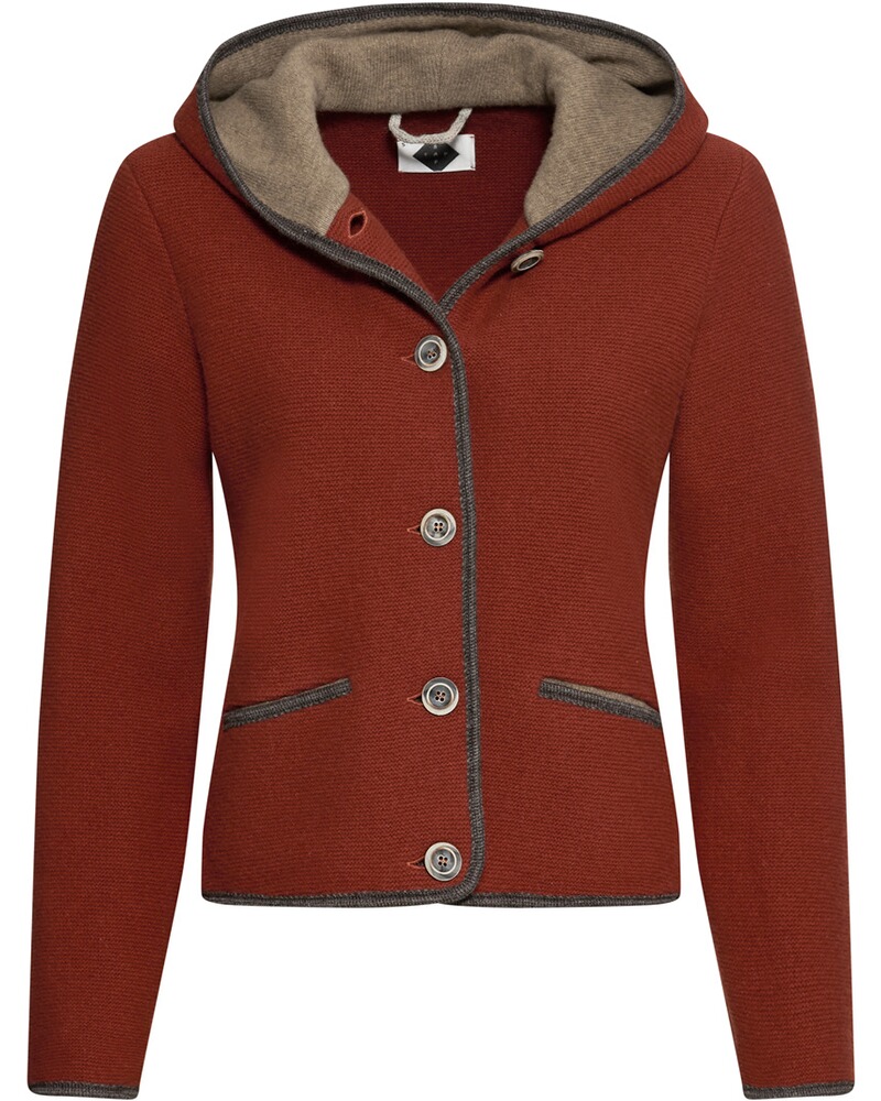 Kapuzen-Strickjacke Malwina