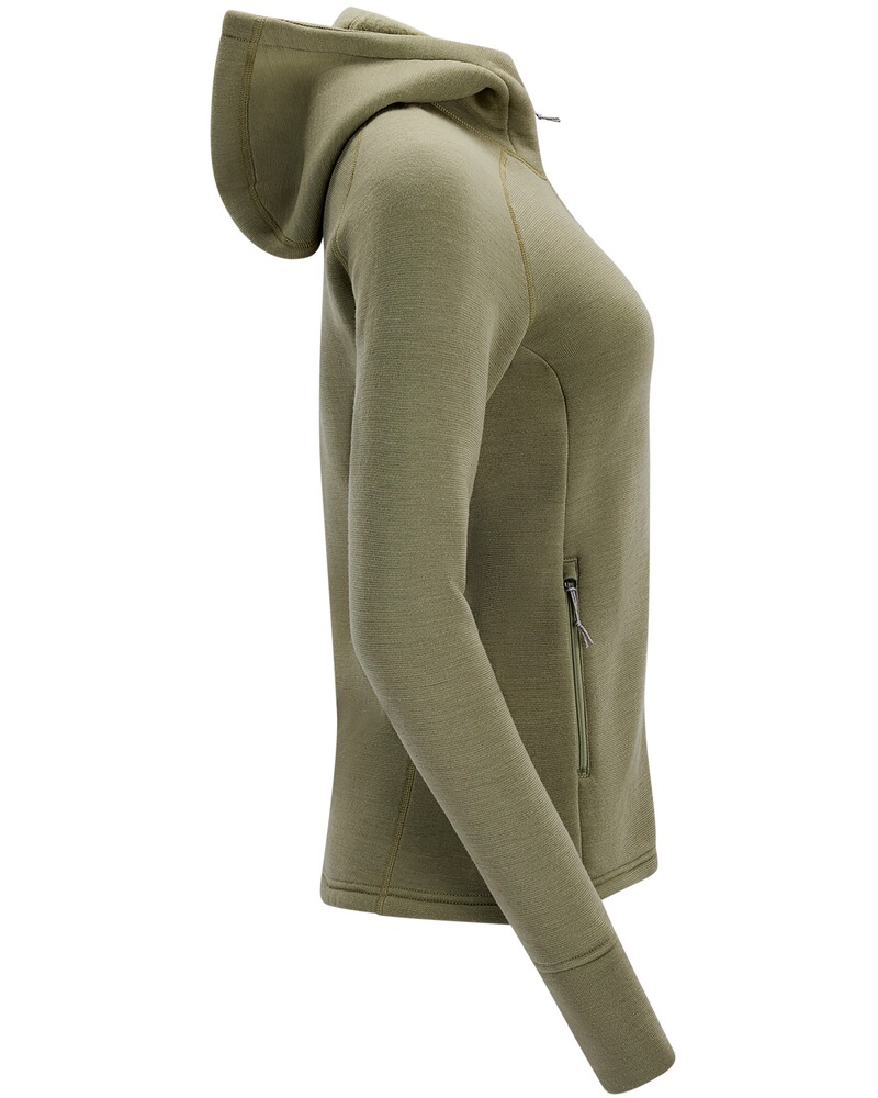 Damen Kapuzenjacke FleeceWool, ACLIMA