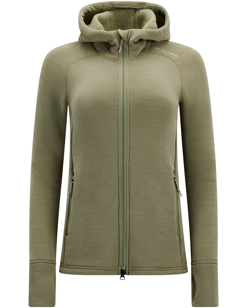 Damen Kapuzenjacke FleeceWool