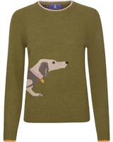 Pull à motif teckel, Brigitte von Schönfels